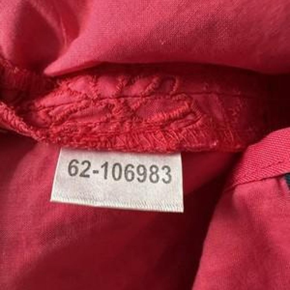 Ann Taylor Petites - Lined, Eyelet Flowered, Bold Pink Color A Line Skirt. 12P - Picture 7 of 8